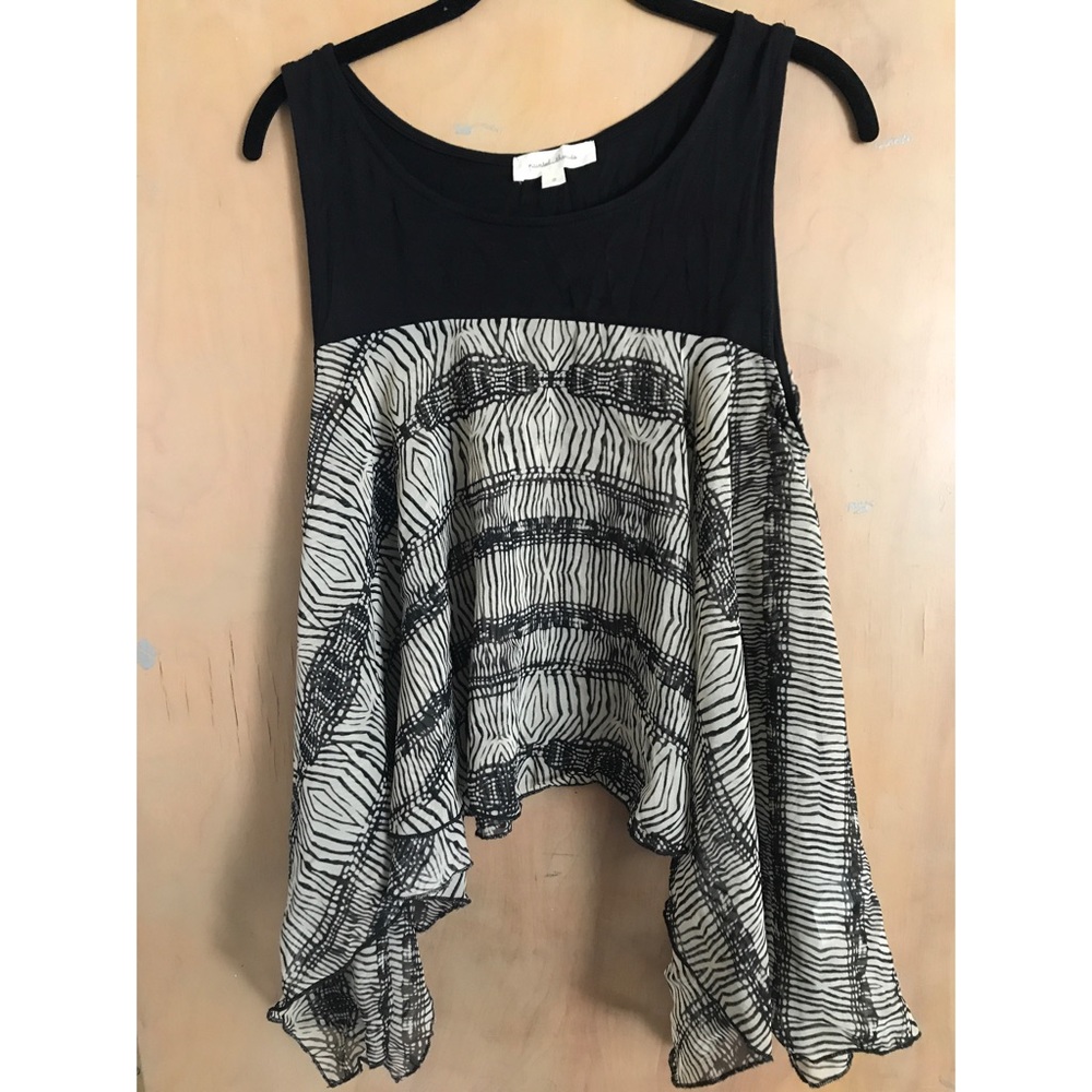 Nordstrom Painted Treads Top. Size S.
